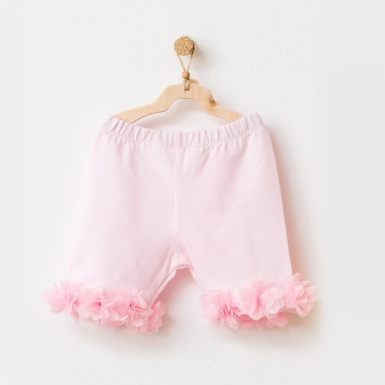 HELLO SUNSHINE GIRL . Pink Short , Organic Baby Clothes