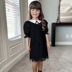 Amy Lace Dress , Black Amy Lace Dress , Black