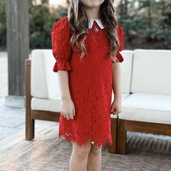 Amy Lace Dress ,Red  Amy Lace Dress ,Red