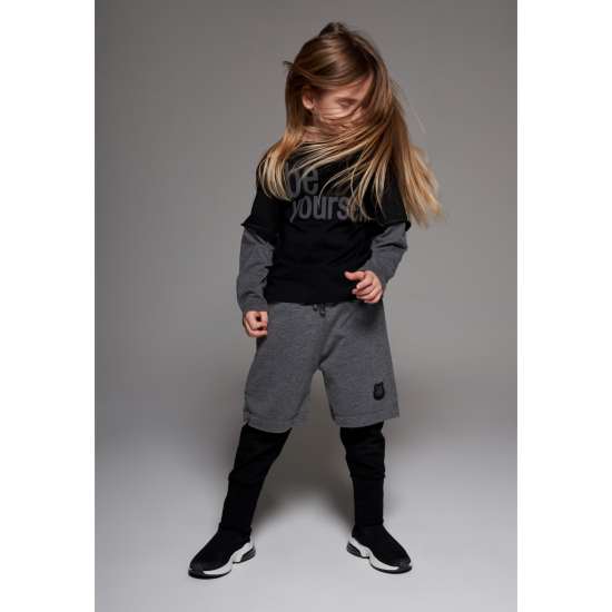 sporty active grey – shorts pants boy & girls
